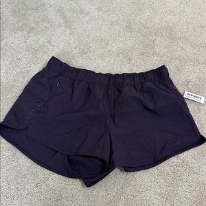 BRAND NEW Old Navy Women's Dark Purple Athletic Shorts